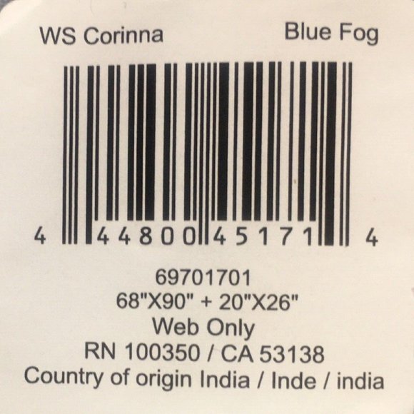 new BLUE FOG Wild Sage™ 68"x90" Corinna 2-piece Cotton TWIN XL Dorm Duvet Cover - Picture 6 of 7